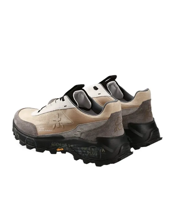 Beige Leather Sneakers Devin