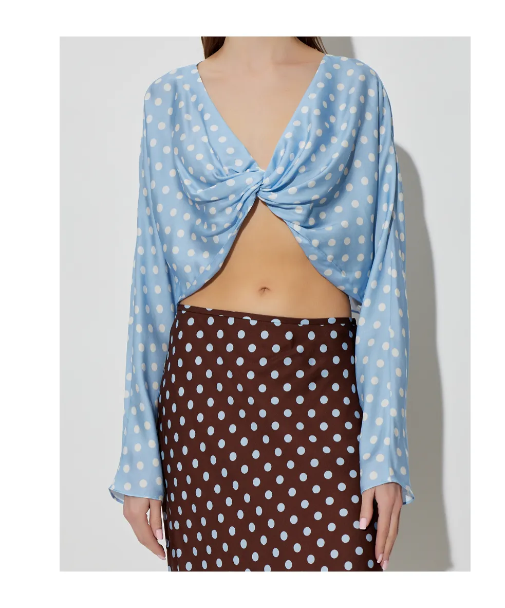 Posse Tillie Twist Front Crop Top