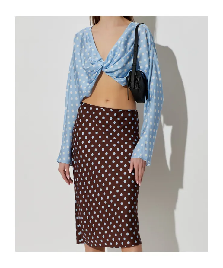 Posse Tillie Twist Front Crop Top