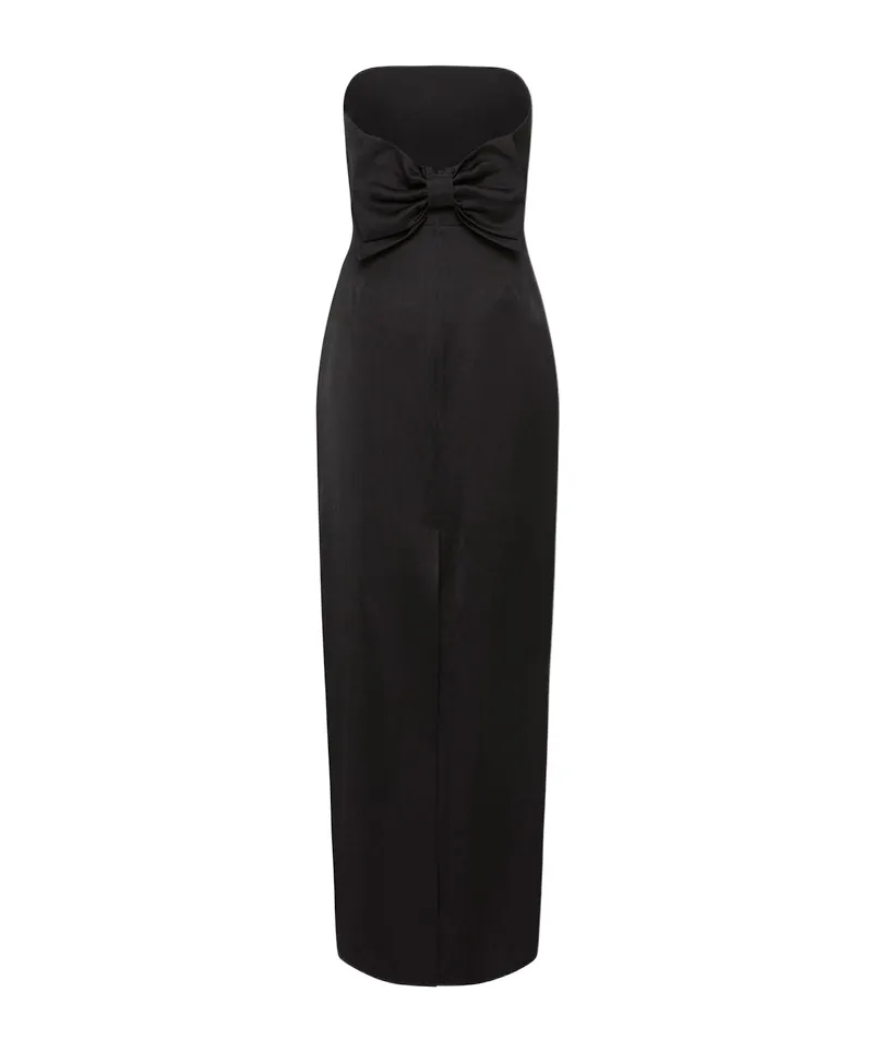Posse Strapless Bow Detail Midi Dress