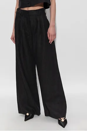 Posse Wide-Leg Linen Pants
