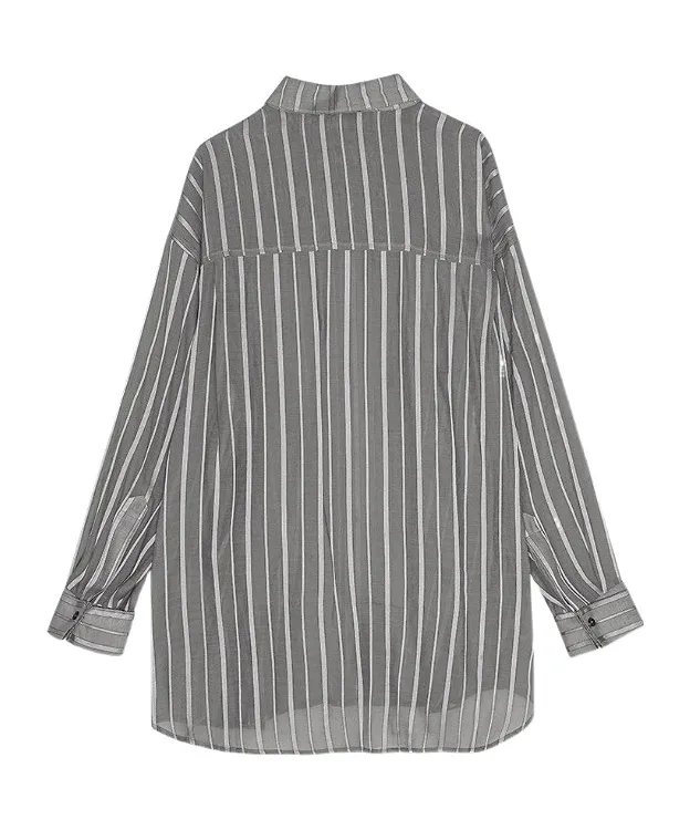 Remain Birger Christensen Sheer Stripe Blouse