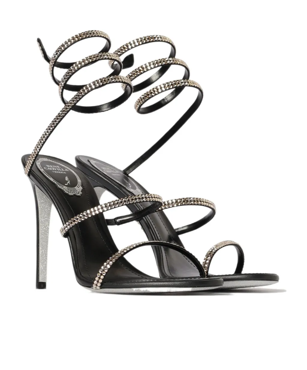 René Caovilla Cleo Aqua Sandals