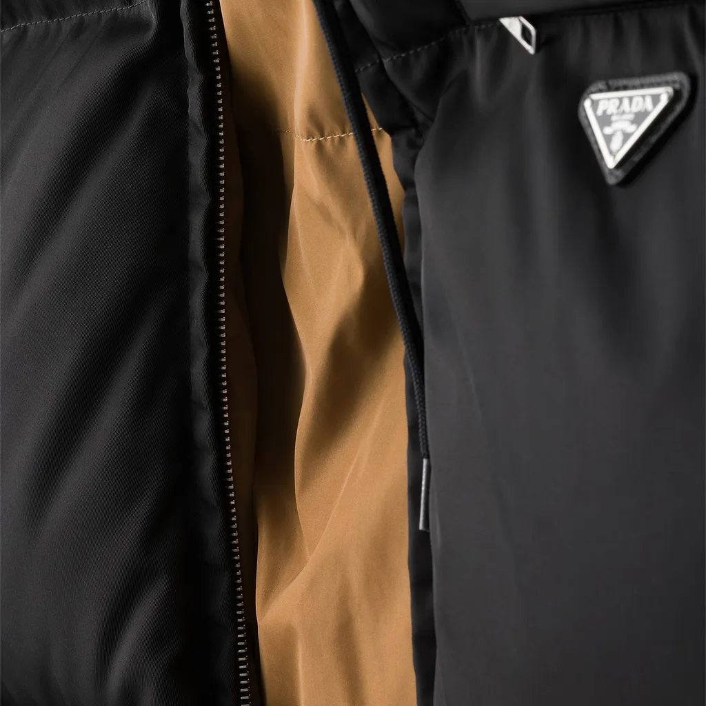 Black Re-Nylon Down Jacket
