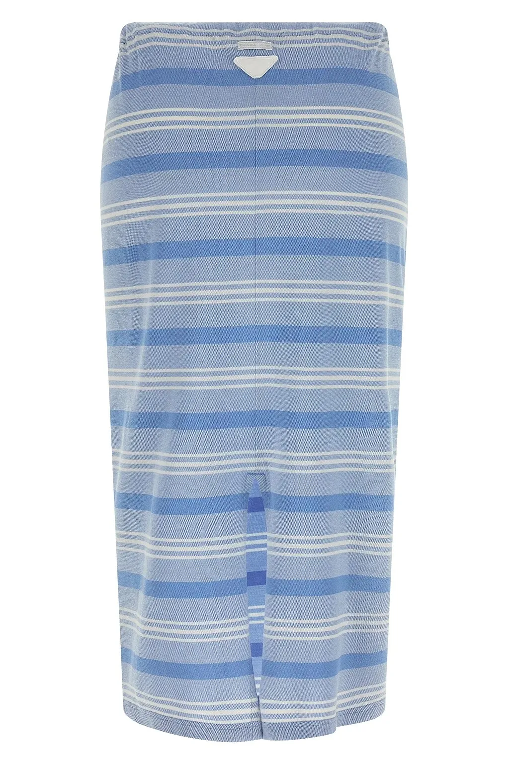 Prada Striped Jersey Knitted Skirt