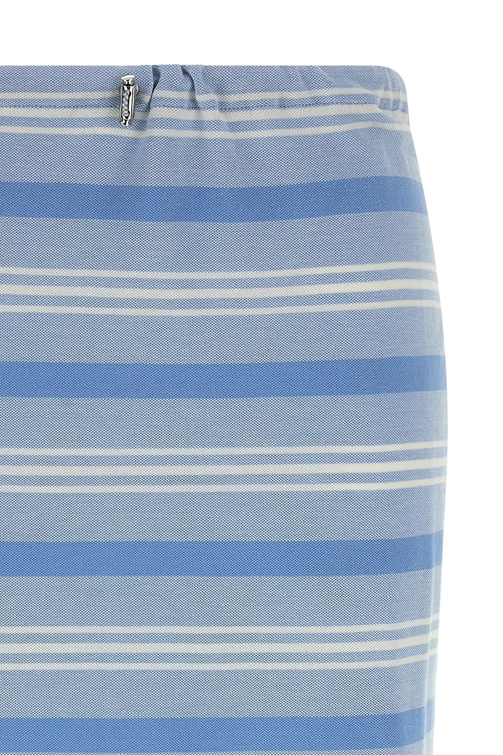 Prada Striped Jersey Knitted Skirt