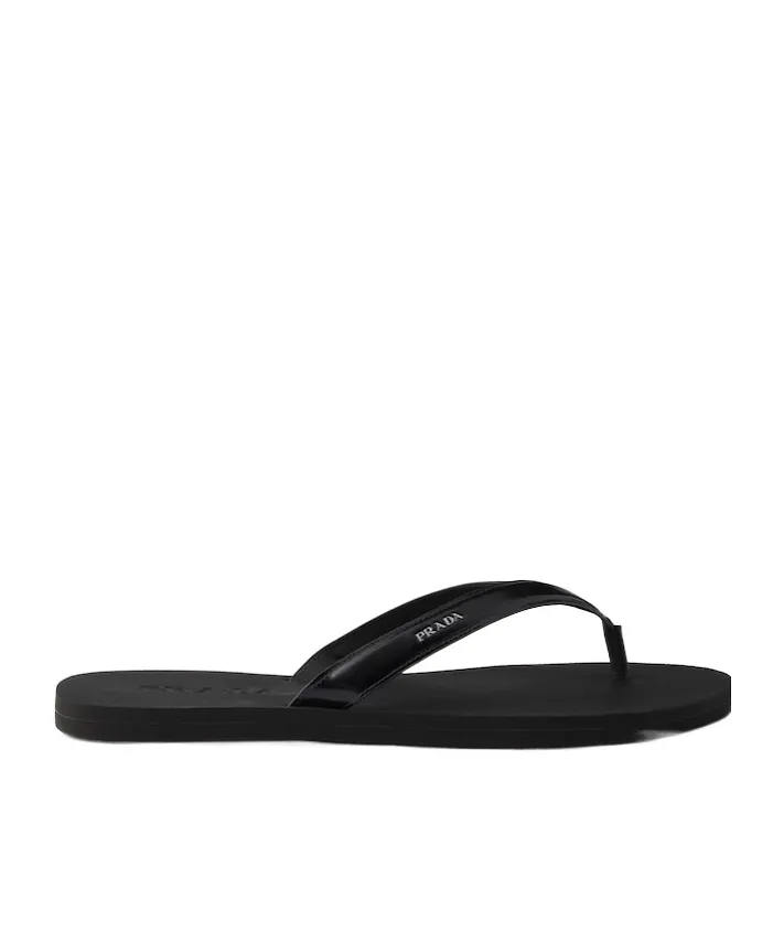 Prada Logo-Detailed Flip Flops