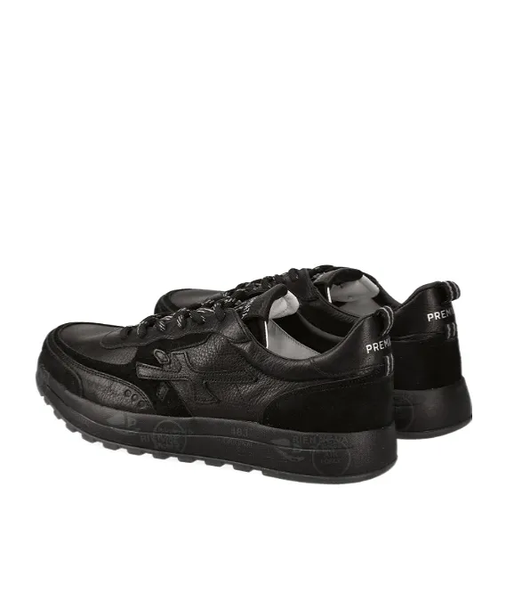 Round-Toe Lace-Up Sneakers