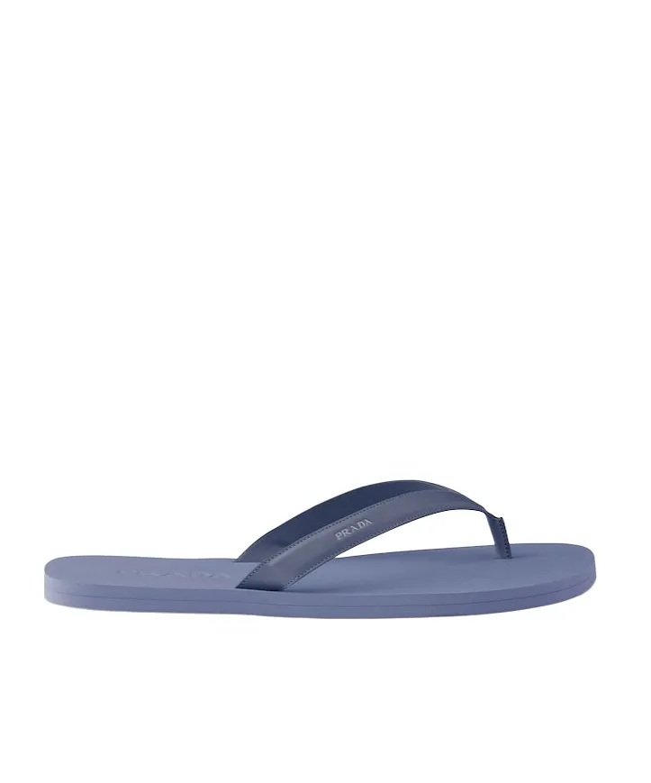 Prada Logo-Detailed Flip Flops