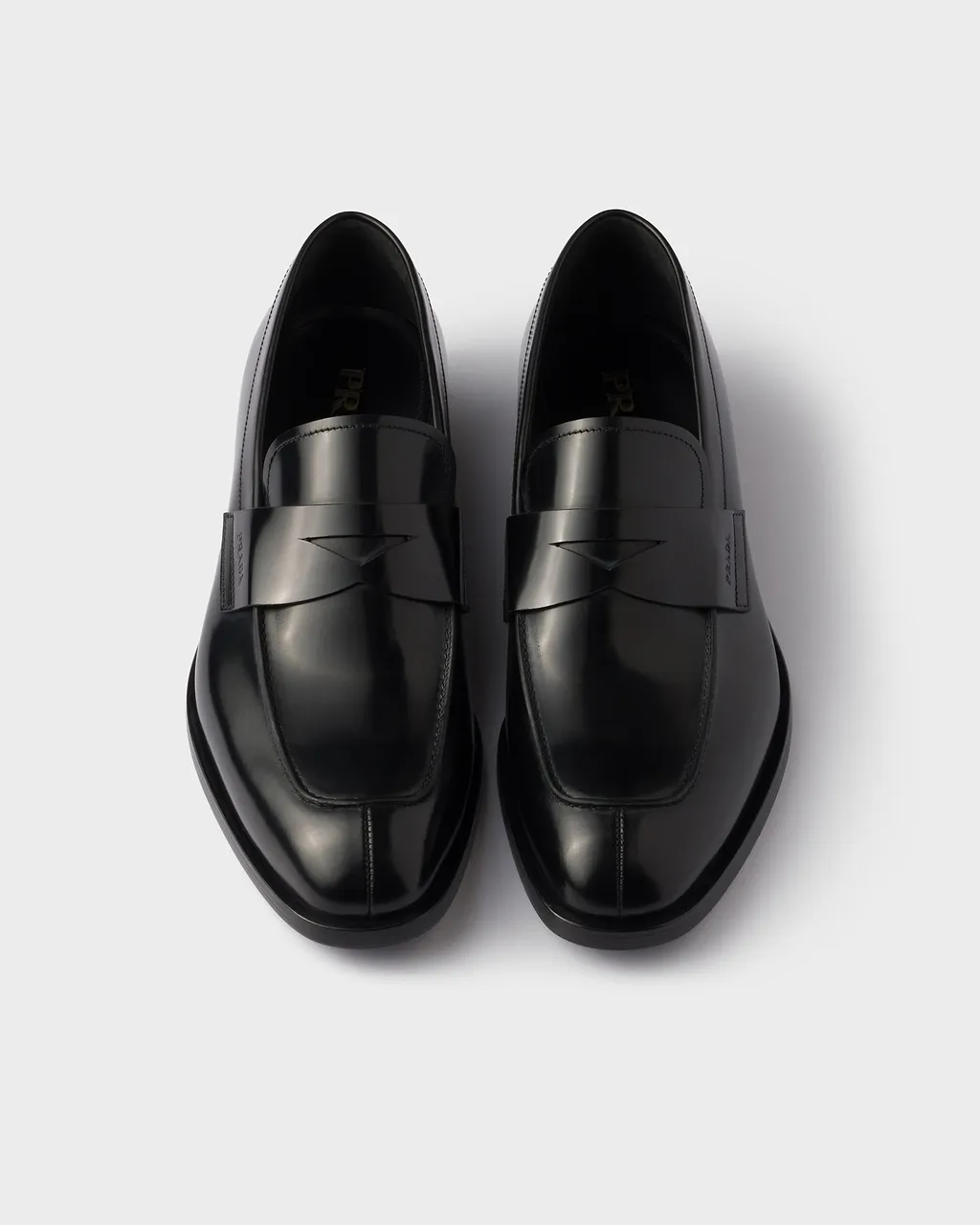 Brushed Leather Loafers