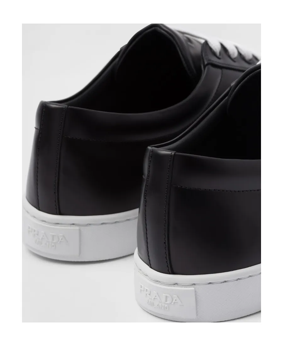 Brushed Leather Sneakers