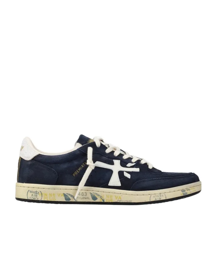 Round-Toe Low-Top Sneakers