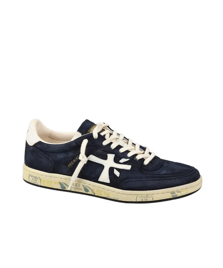Round-Toe Low-Top Sneakers