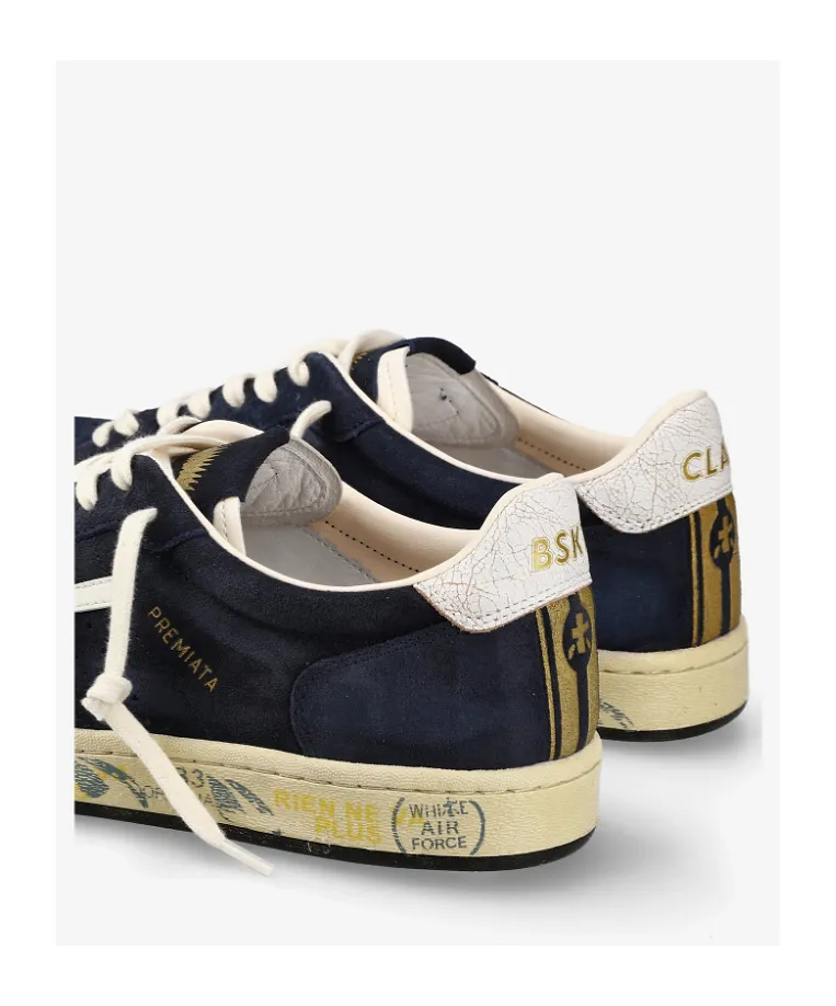 Round-Toe Low-Top Sneakers