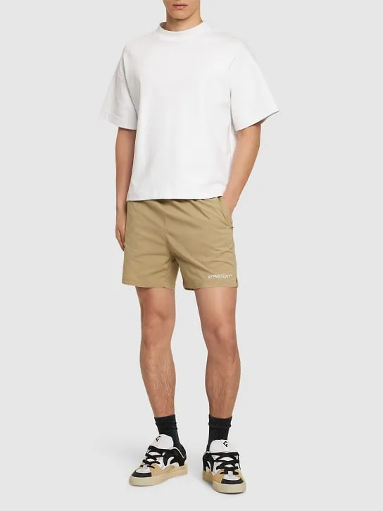 Logo Embroidered Shorts
