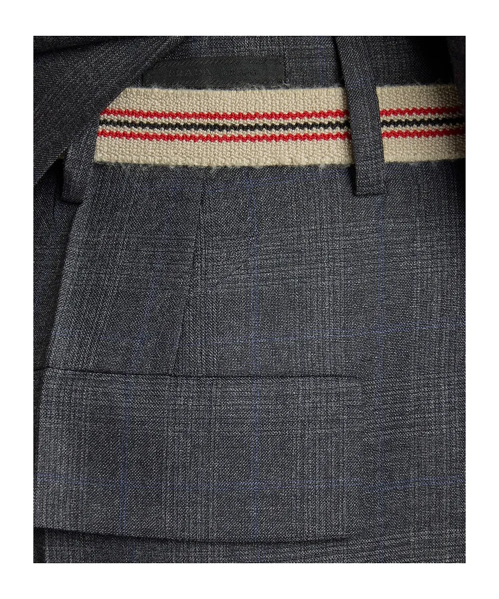Prada Pleated Wide-Leg Pants