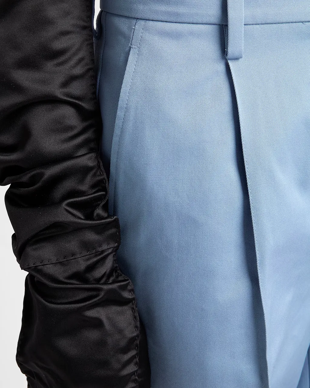 Prada Pleated Straight-Leg Pants