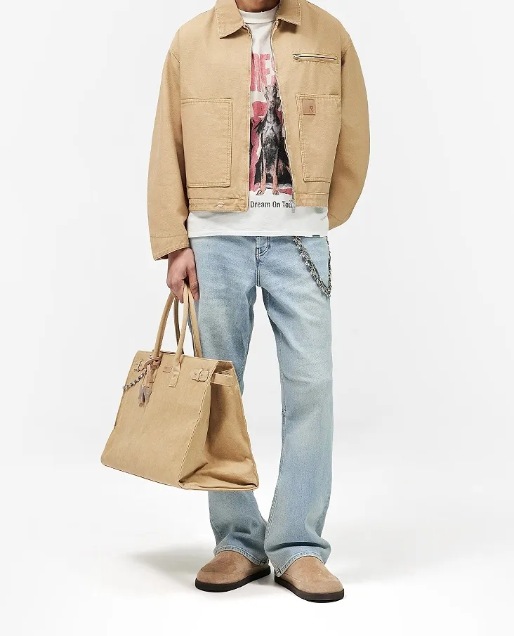 Represent Vintage Effect Denim Jacket
