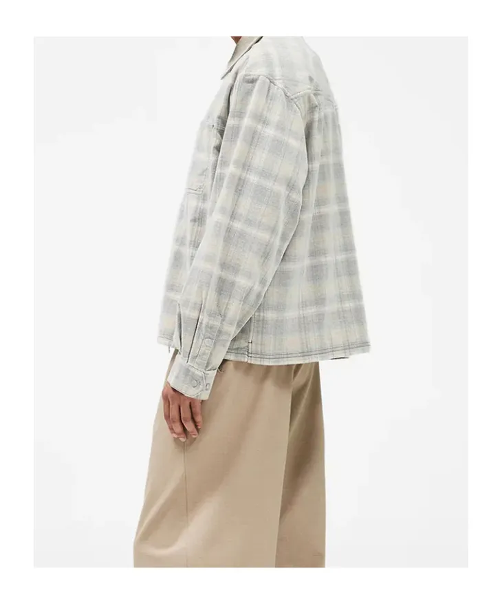 Represent Check Corduroy Zip Shirt