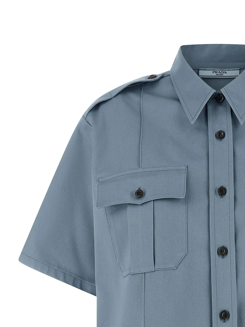 Prada Short-Sleeved Chino Shirt