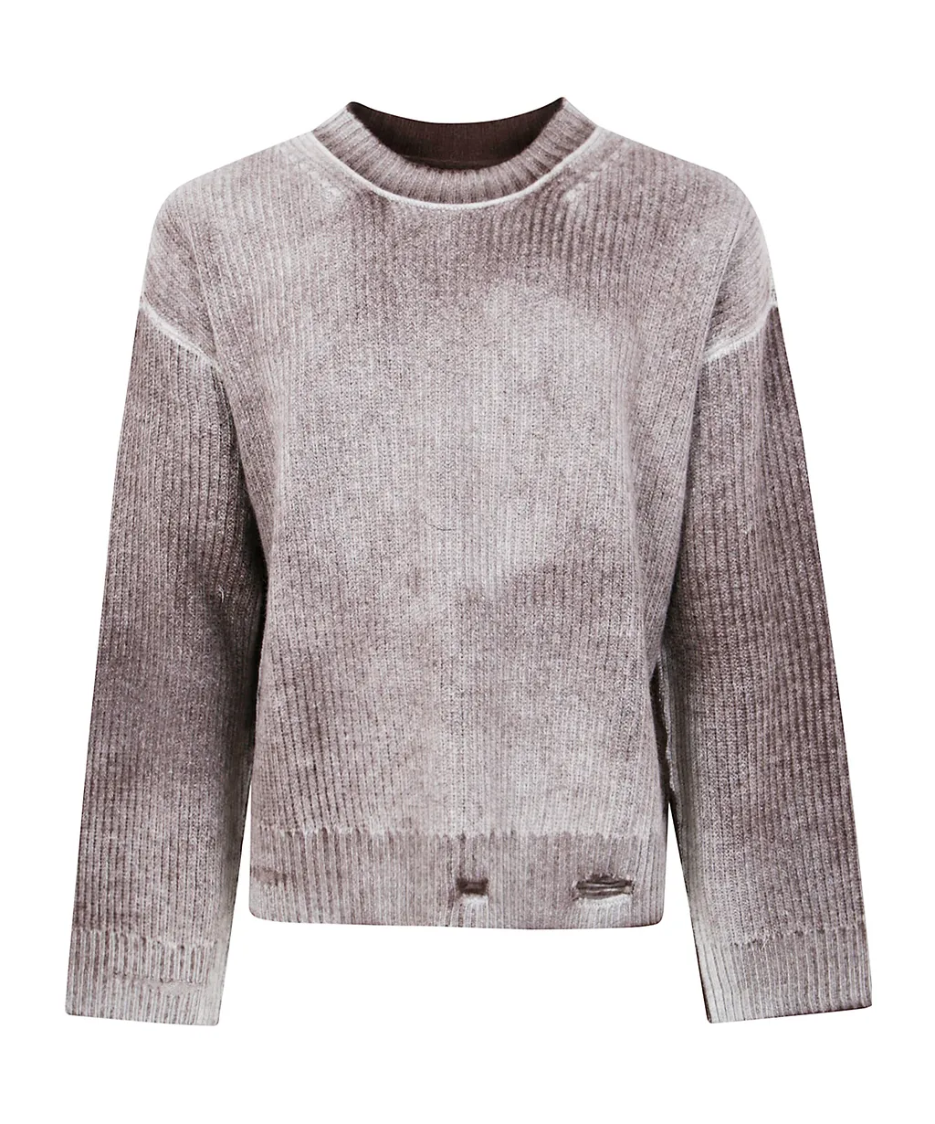 Represent Distressed Crewneck Jumper