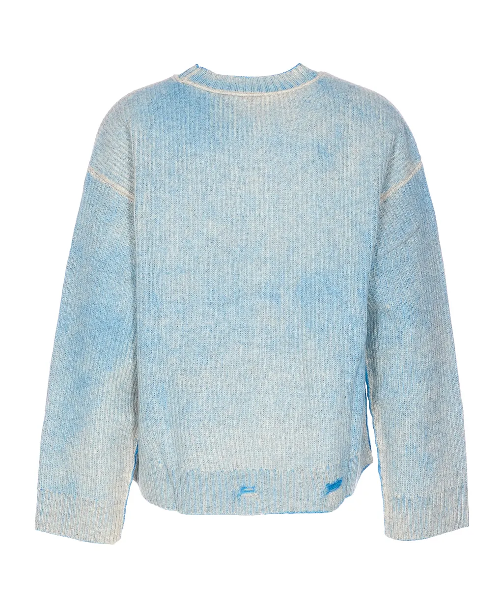 Represent Distressed Crewneck Jumper
