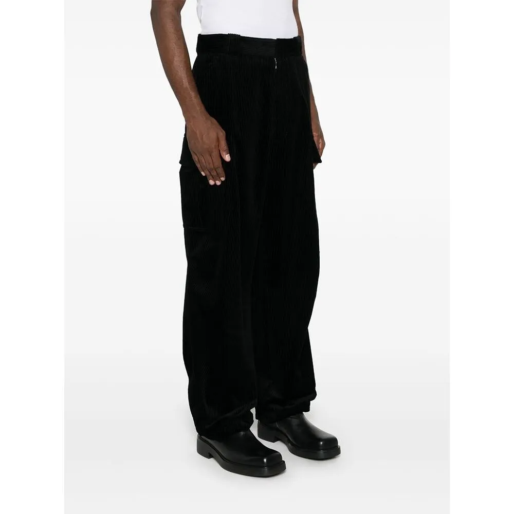 Corduroy Pants With Cargo Pockets