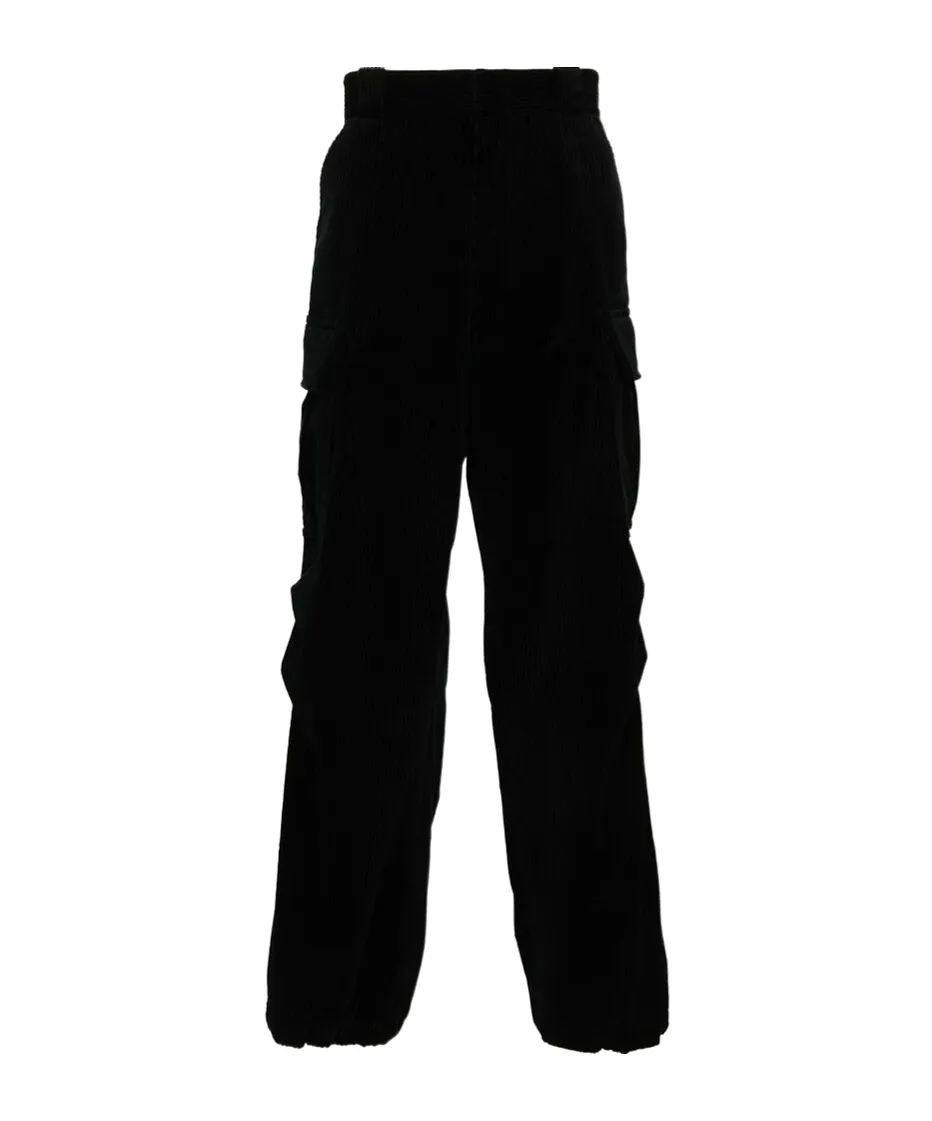 Corduroy Pants With Cargo Pockets