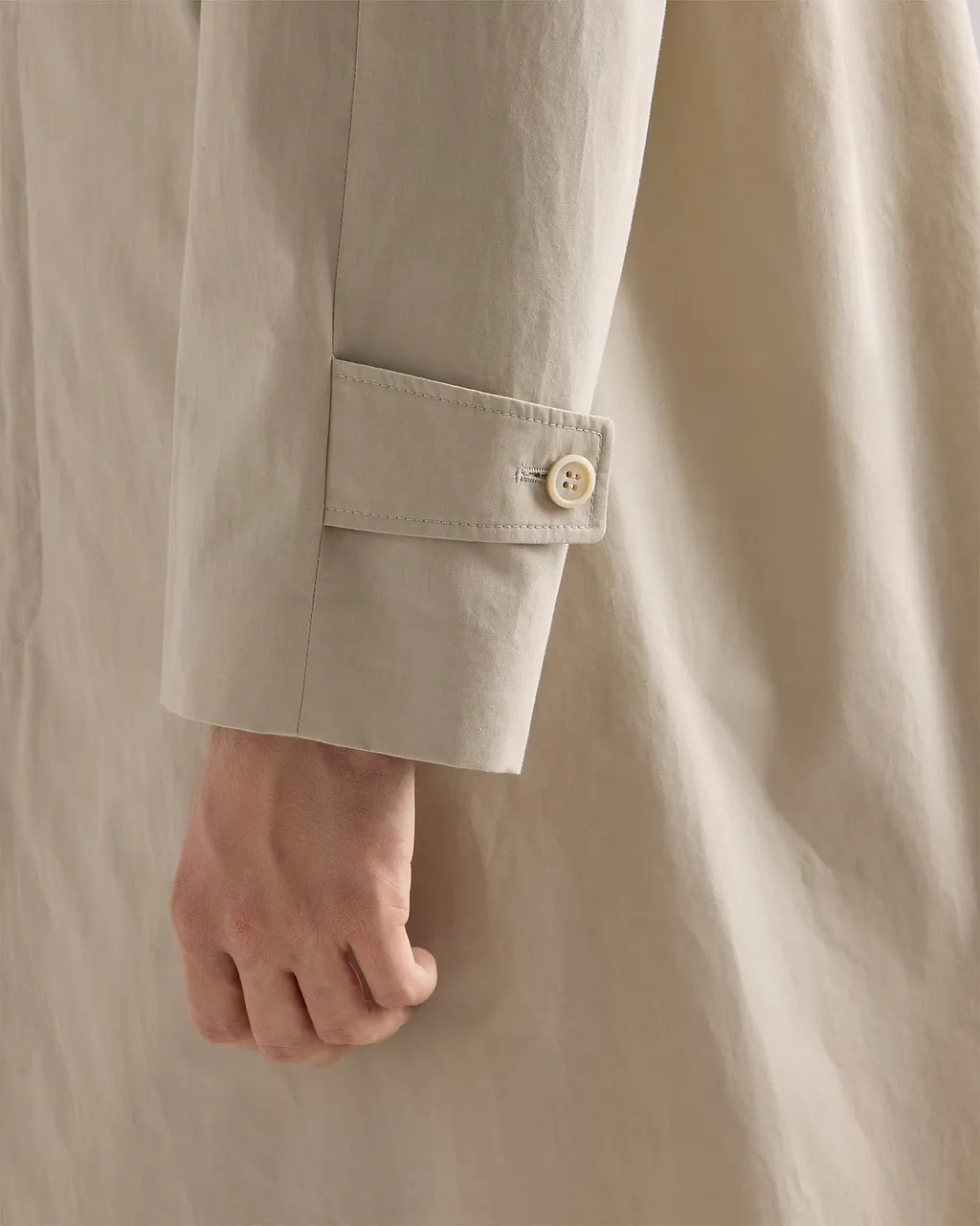 Prada Single-Breasted Cotton Coat