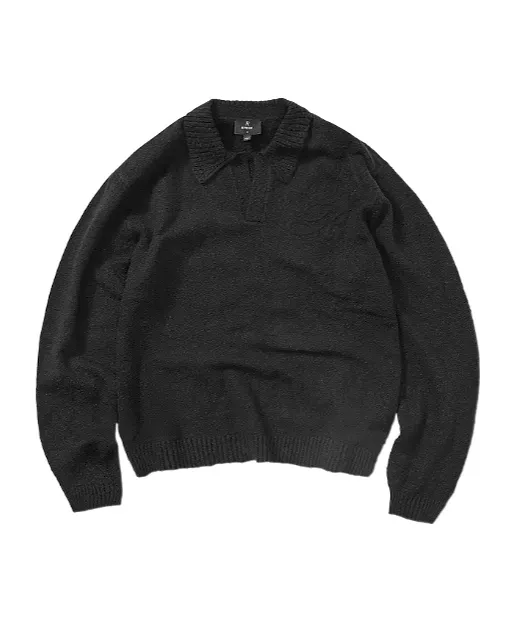 Represent Knitted Polo Shirt