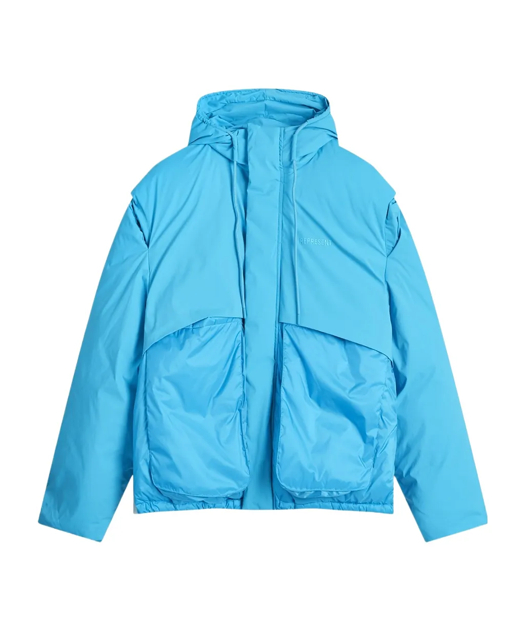Represent Layered Hooded Puffer