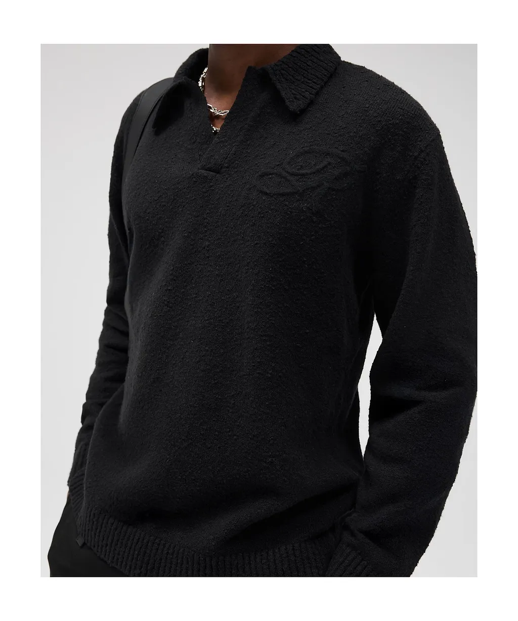 Represent Knitted Polo Shirt
