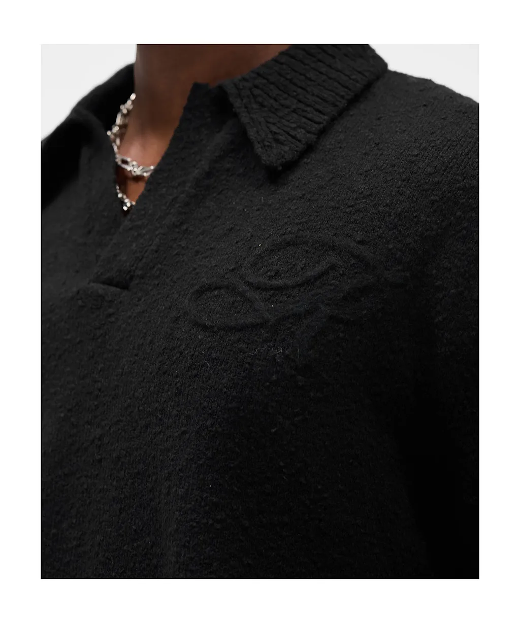 Represent Knitted Polo Shirt