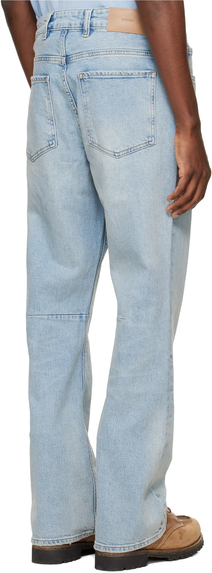Represent Vintage Wash Straight-Leg Jeans