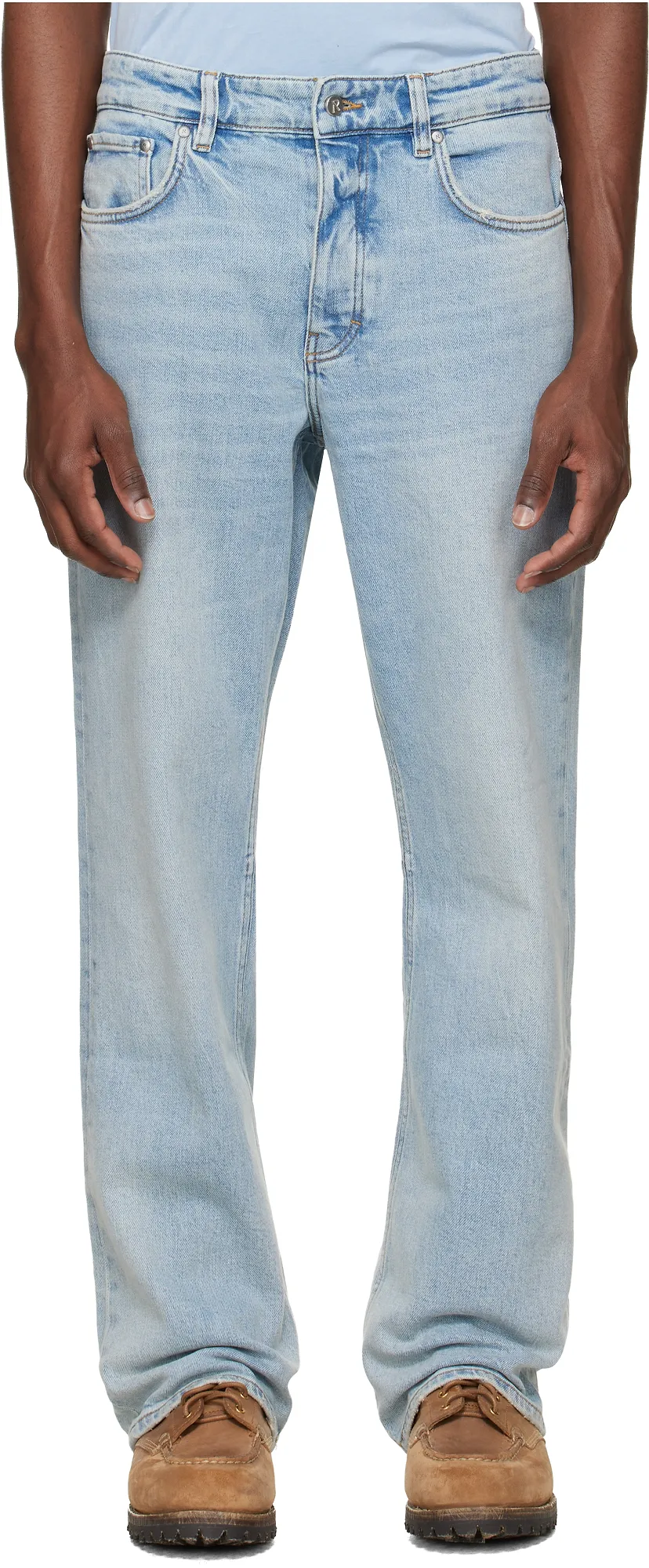 Represent Vintage Wash Straight-Leg Jeans