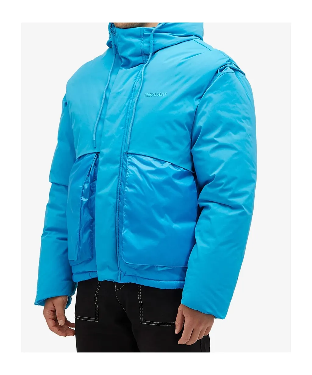 Represent Layered Hooded Puffer