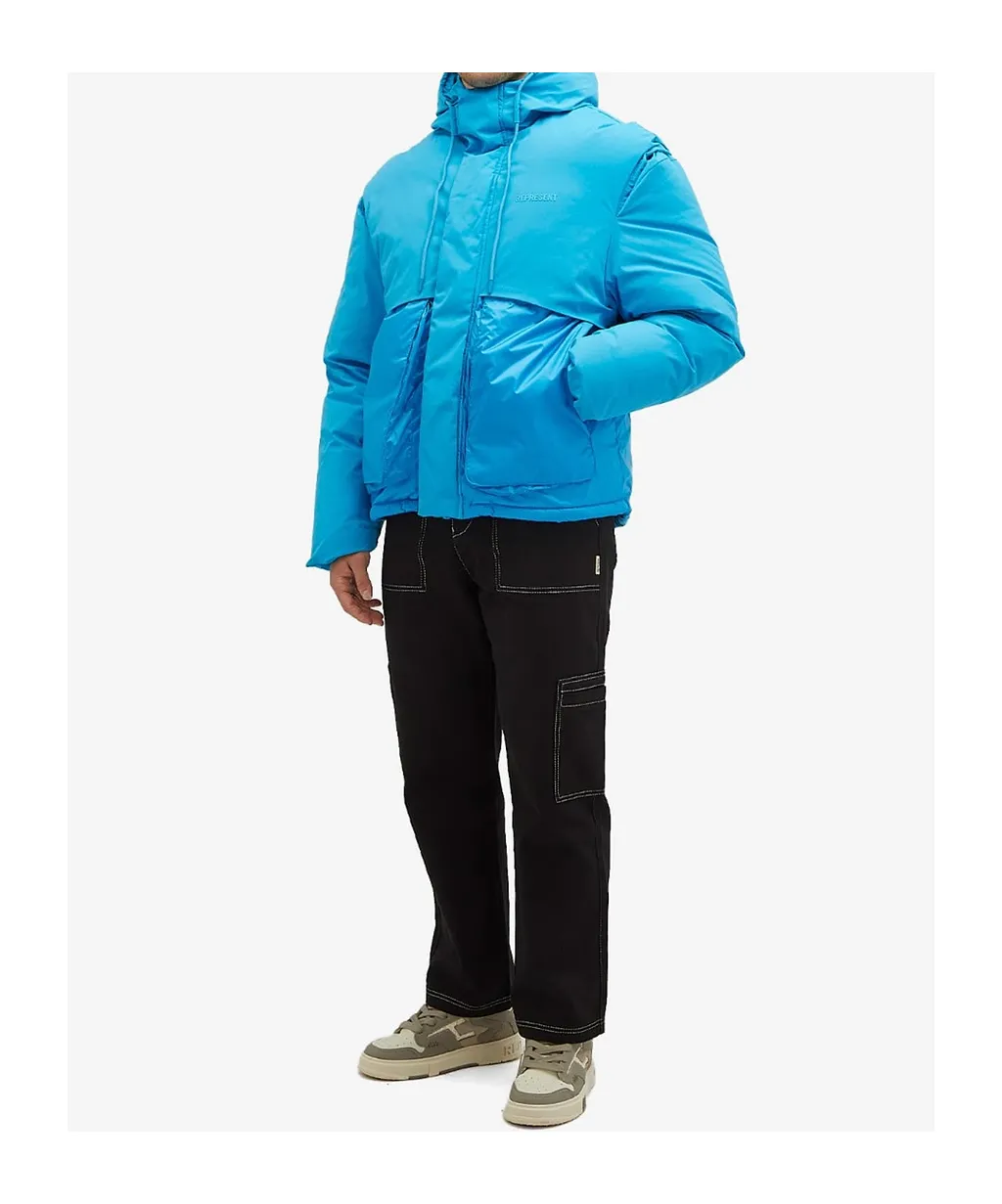 Represent Layered Hooded Puffer