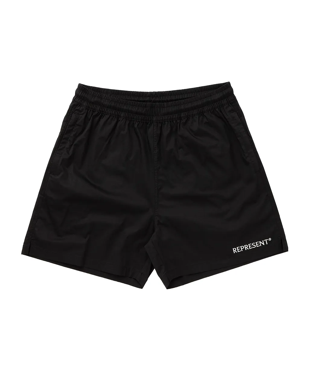 Represent Logo Embellished Bermuda Shorts
