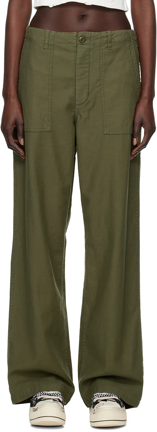 Low-Rise Wide-Leg Trousers