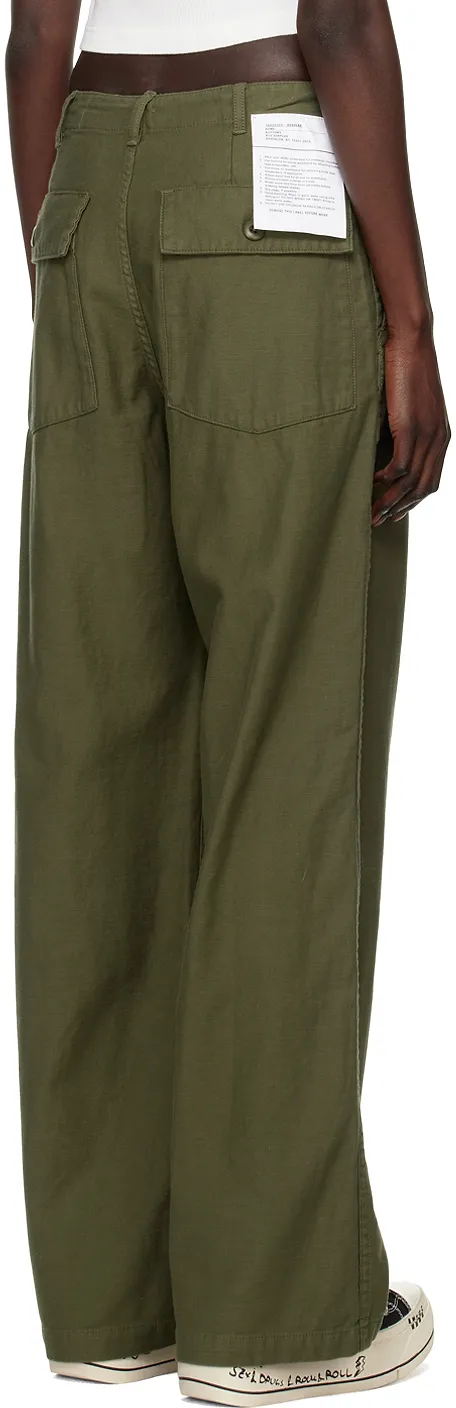Low-Rise Wide-Leg Trousers