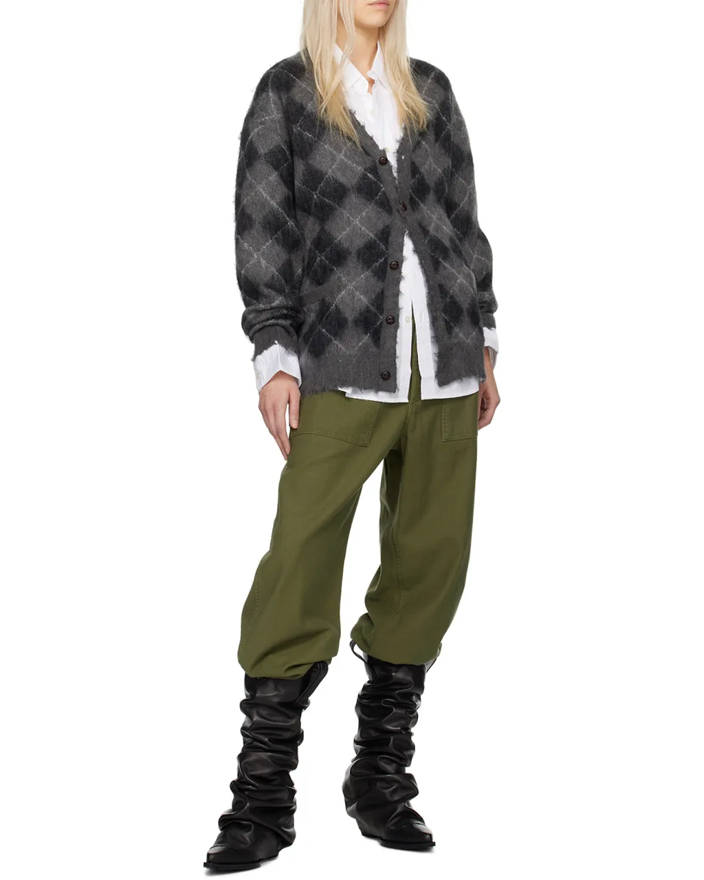 Low-Rise Wide-Leg Trousers