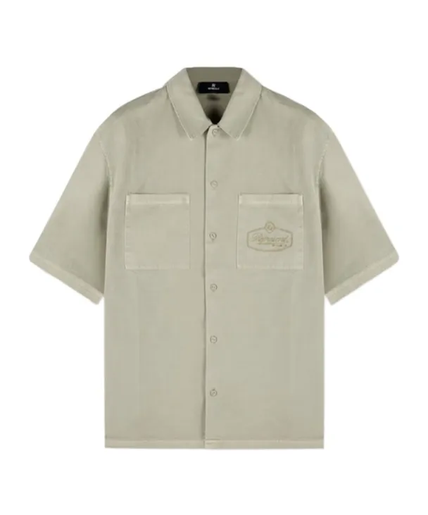 Represent Oversized Fit Short-Sleeved Overshirt
