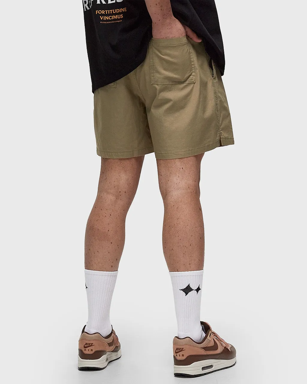 Represent Logo Embellished Bermuda Shorts