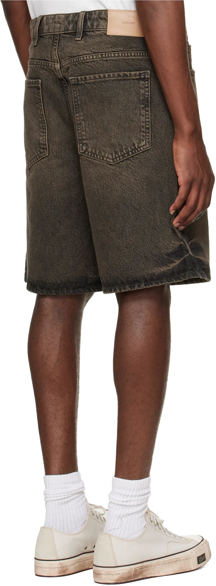 Represent Relaxed Denim Shorts