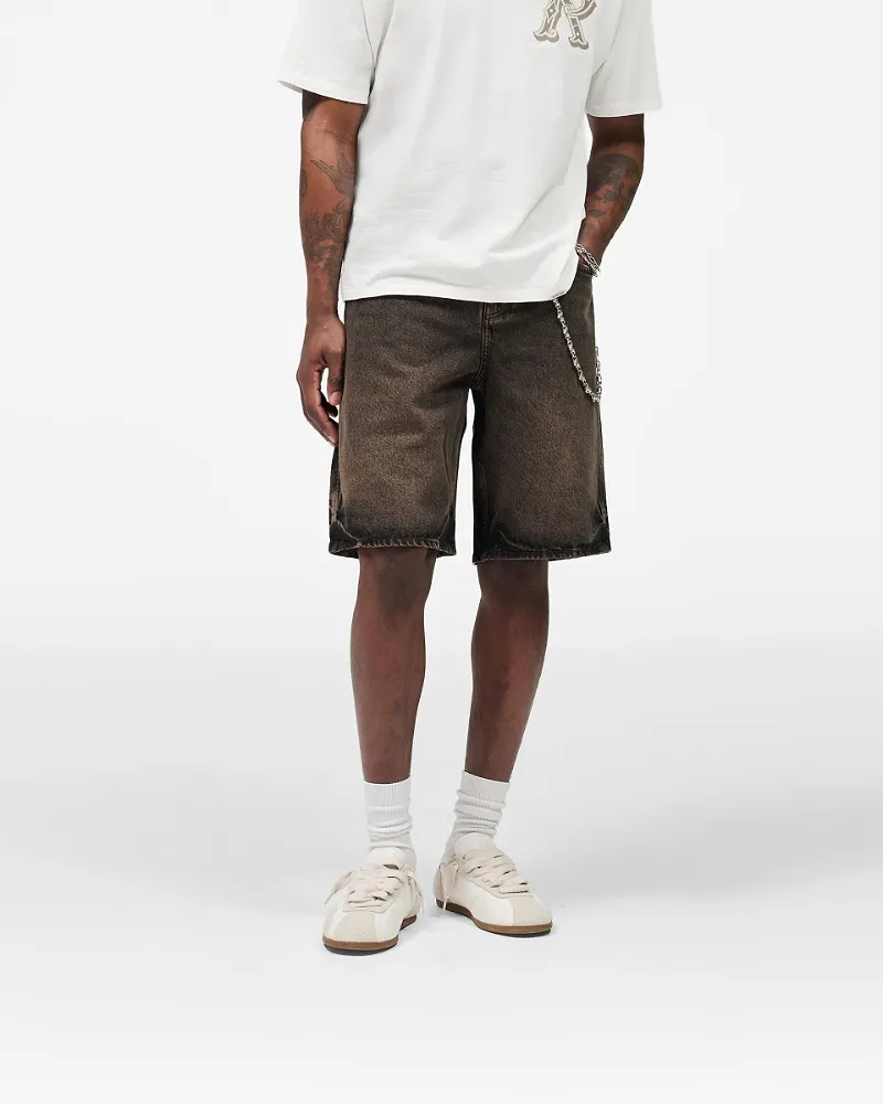 Represent Relaxed Denim Shorts