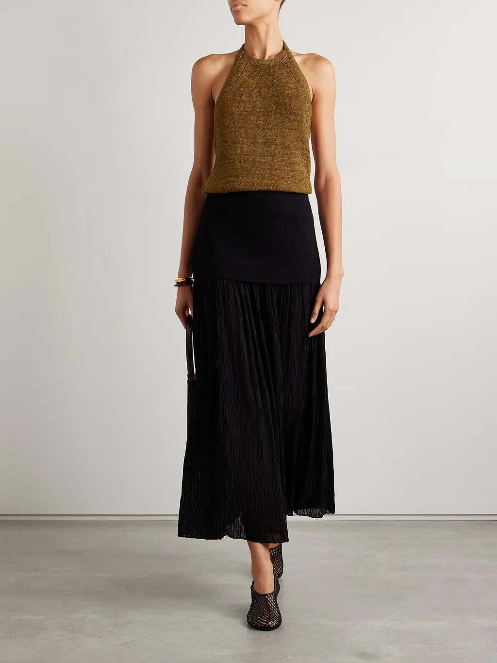Leona Knitted Backless Top