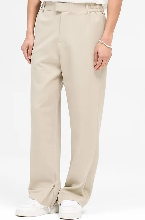 Represent Pressed-Crease Straight Leg Trousers