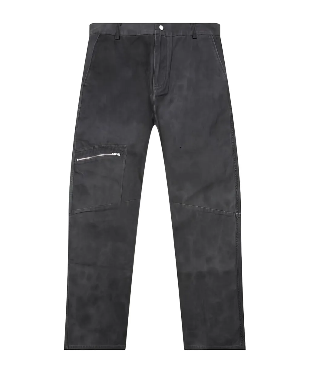 Represent Zip-Detailed Washed Trousers