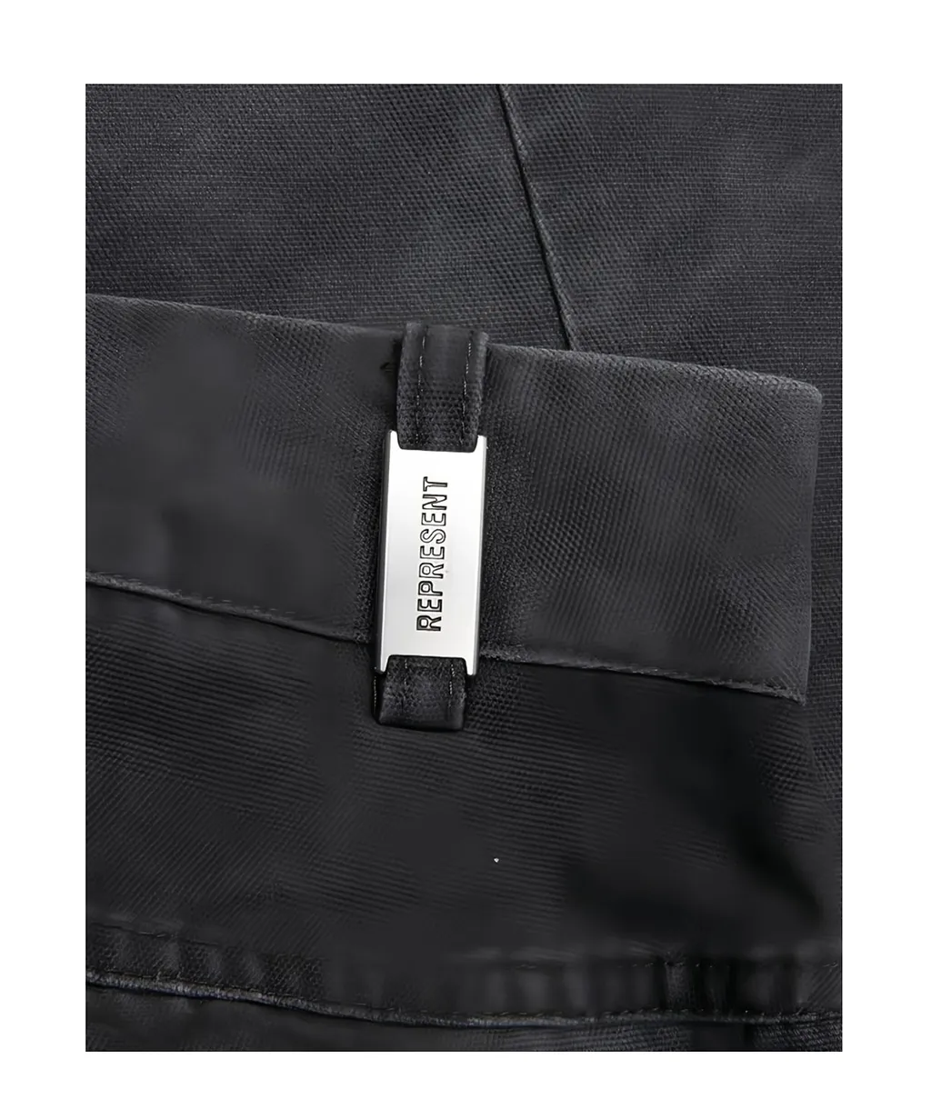 Represent Zip-Detailed Washed Trousers