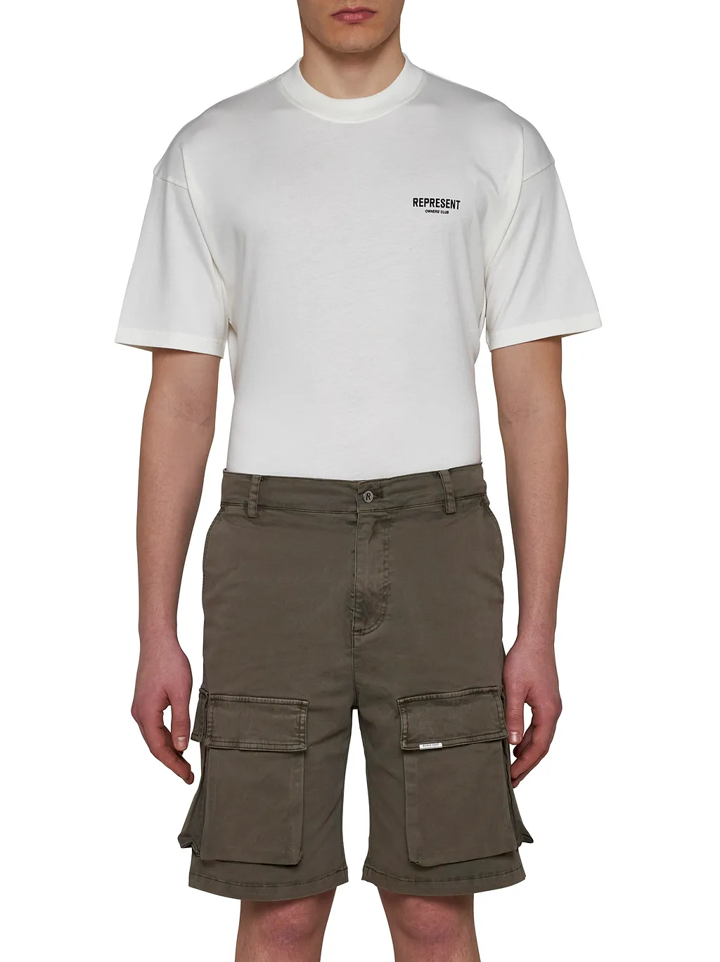 Represent Washed Cargo Shorts